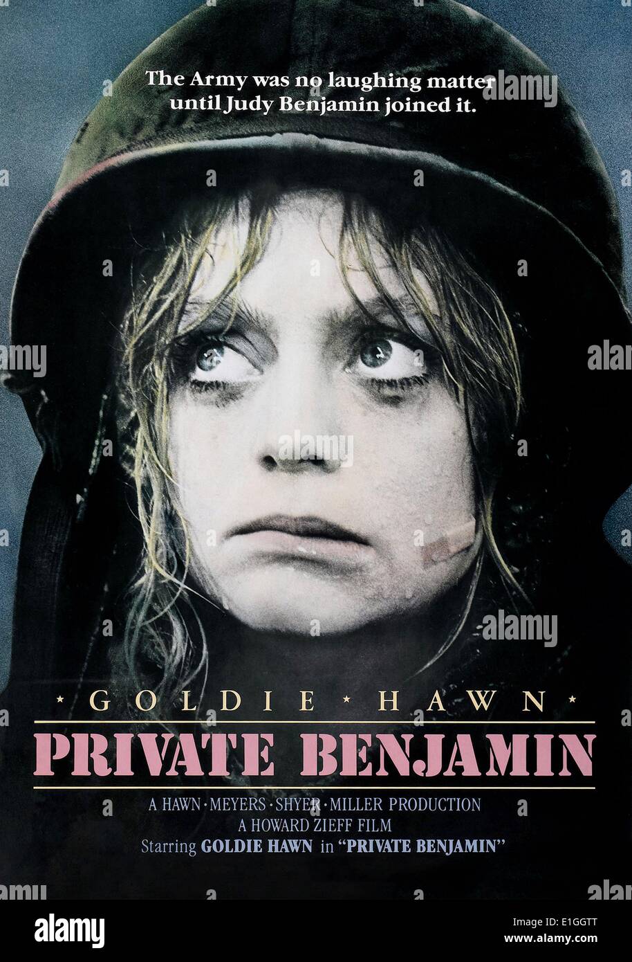 Private Benjamin, film américain de 1980 avec Goldie Hawn. Banque D'Images