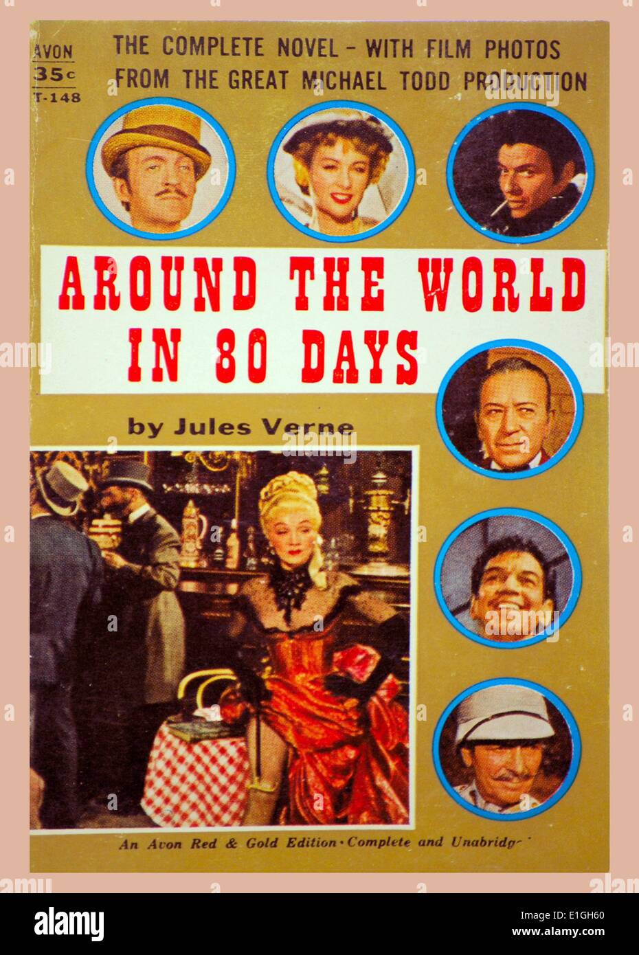 Autour du monde en 80 jours est le film de 1956 avec David Niven. Banque D'Images
