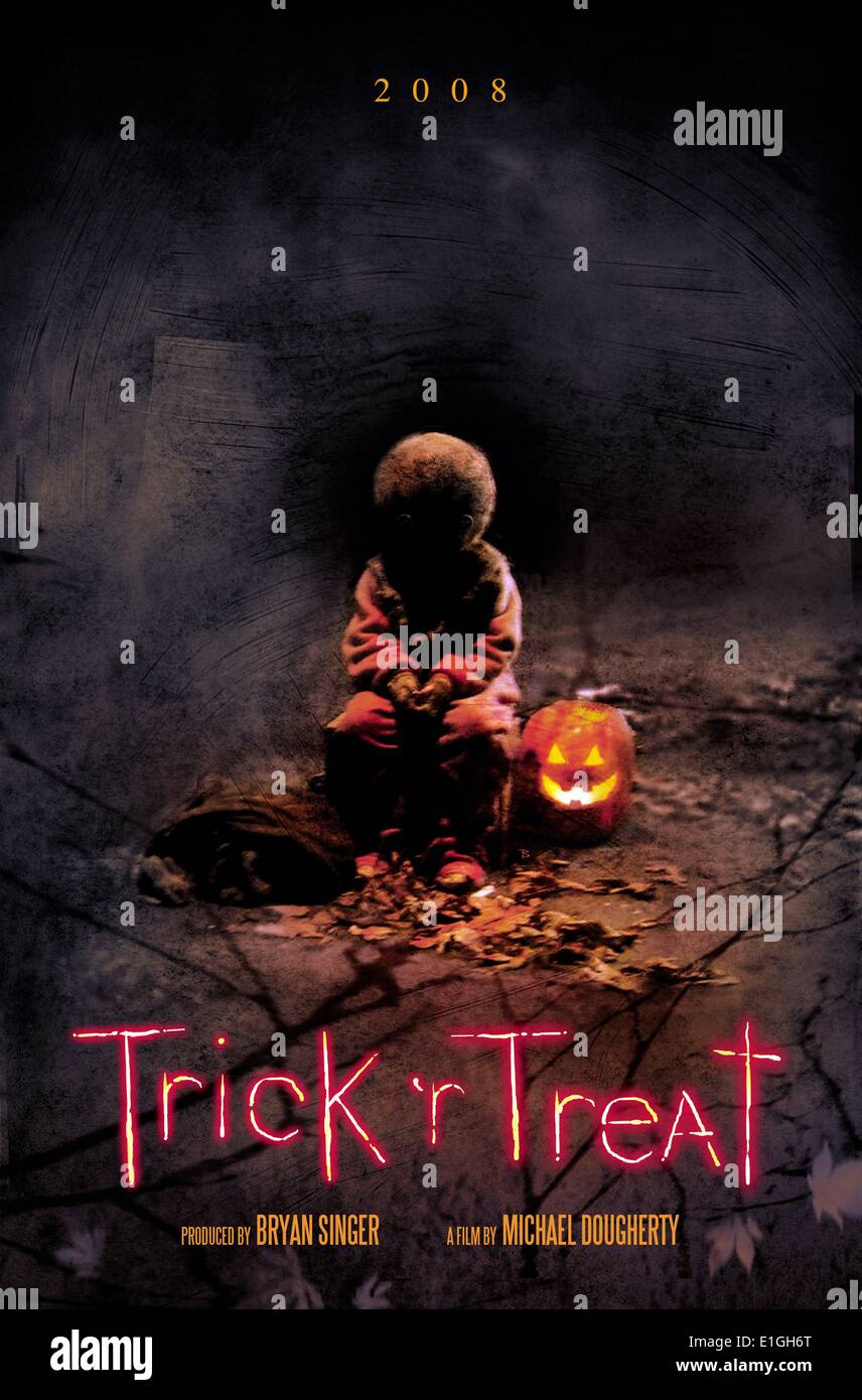 Trick 'r traiter une anthologie 2007 American horror film écrit et réalisé par Michael Dougherty. Le film stars Dylan Baker, Brian Cox et Anna Paquin Banque D'Images