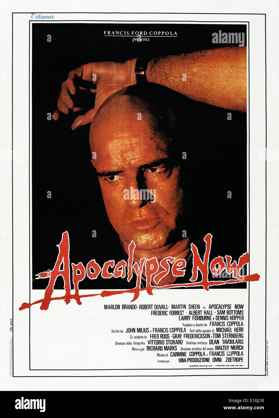Apocalypse Now avec Marlon Brandon un culte western film. Banque D'Images