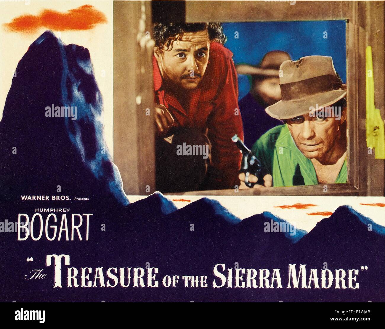 Le Trésor de la Sierra Madre, un film d'aventure dramatique américain de 1948 avec Humphrey Bogart. Banque D'Images