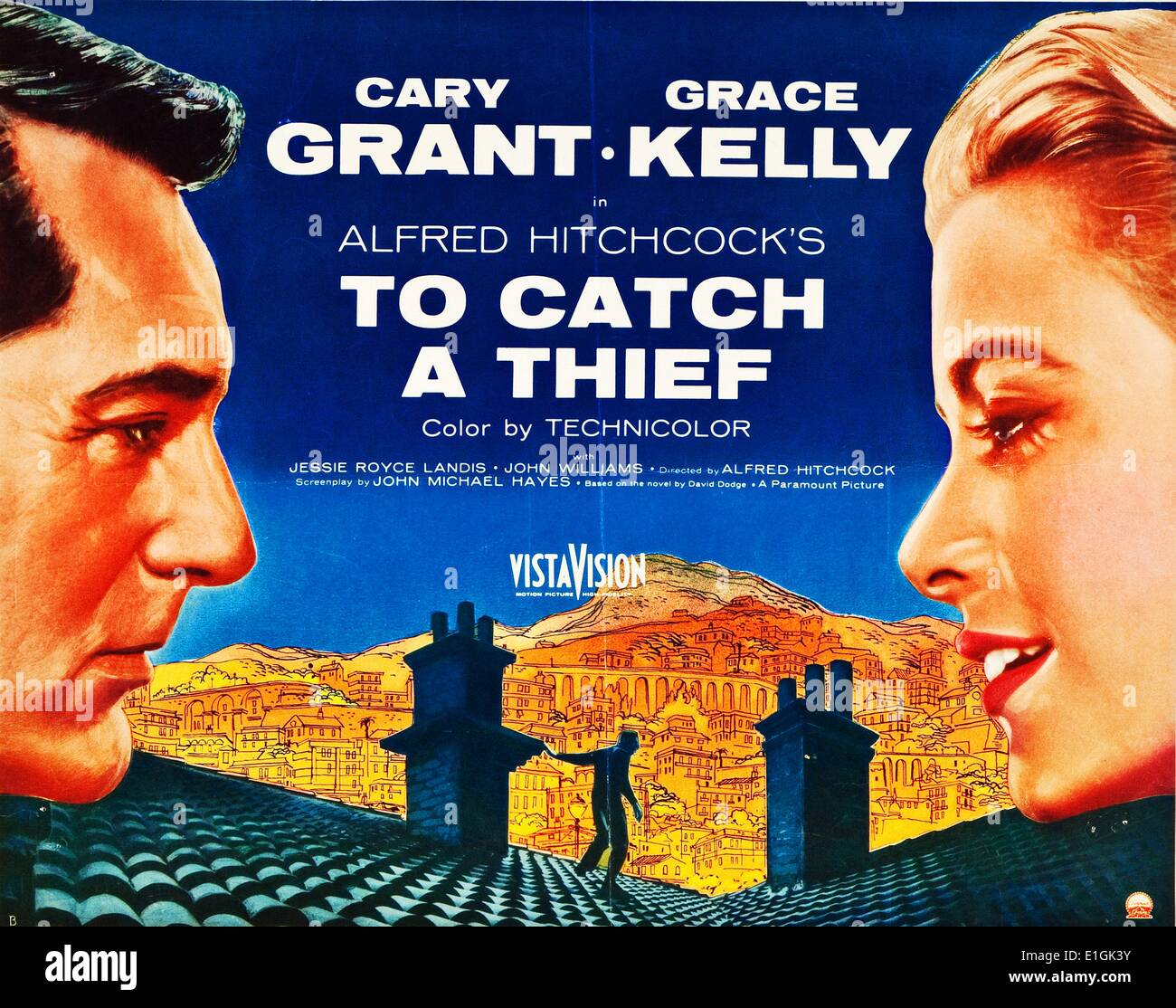 Pour attraper un voleur un thriller romantique 1955 avec Grace Kelly et Cary Grant. Banque D'Images