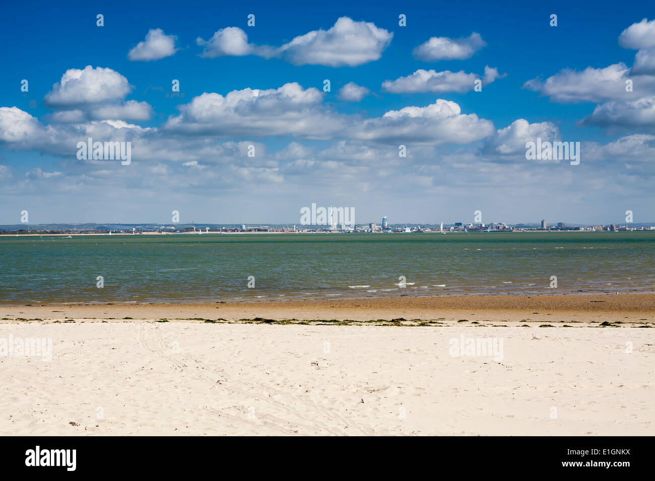 Plage de Ryde sur l'île de Wight Angleterre Angleterre Europe Banque D'Images