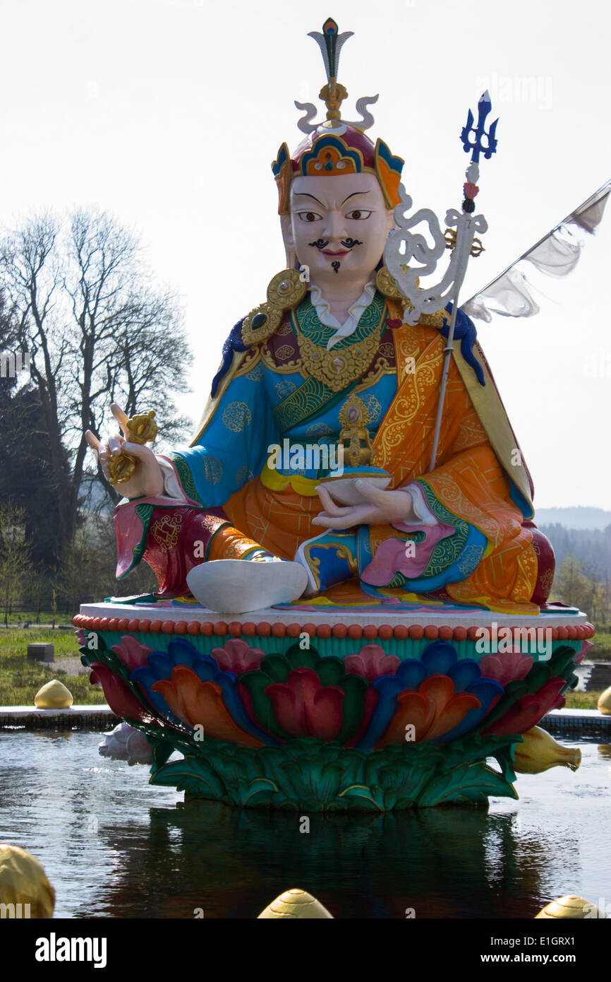 Statue de Bouddha à Samyé Ling Centre bouddhiste, Ecosse Banque D'Images