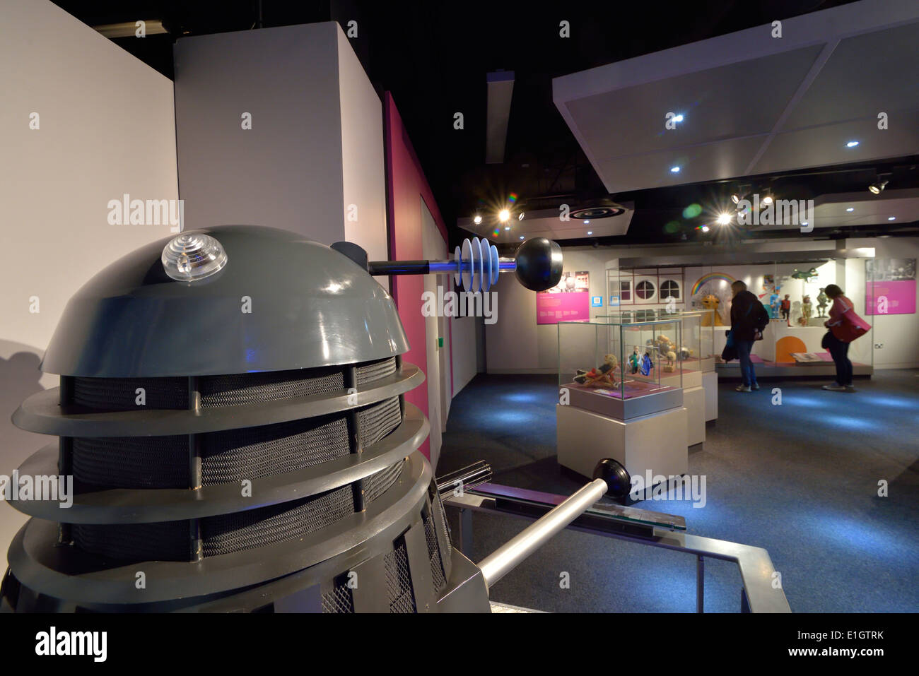 Dalek au le Musée national des sciences et des médias, Bradford, West Yorkshire Banque D'Images