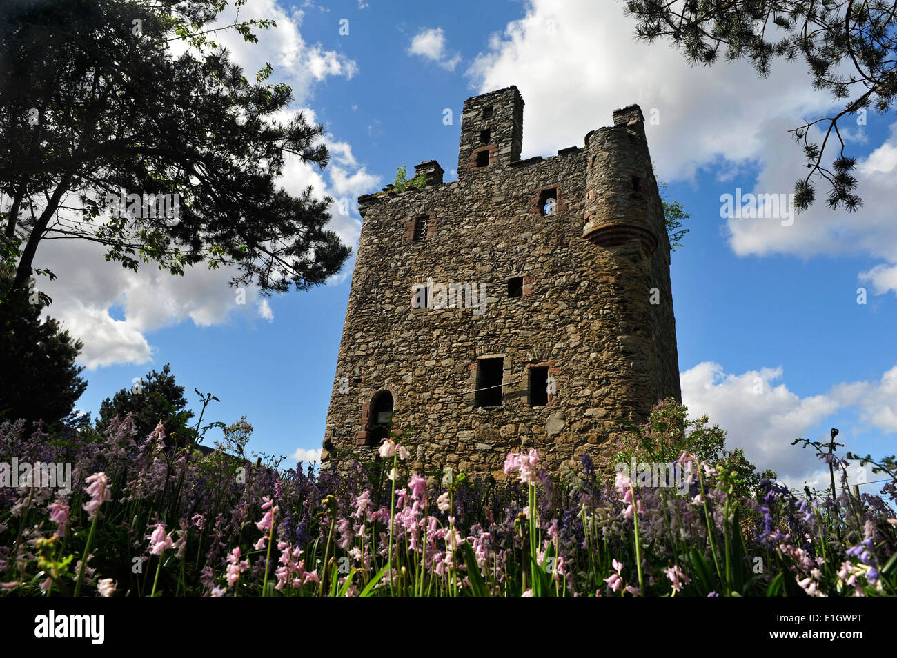 Invermark Château, Glen Esk, Angus, Scotland Banque D'Images