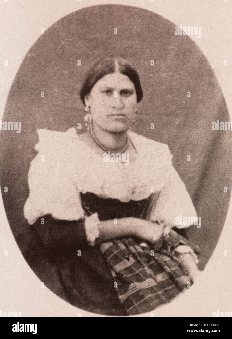 Maria Teresa Ciminelli. S'est joint à la troupe de brigand Antonio Franco Banque D'Images