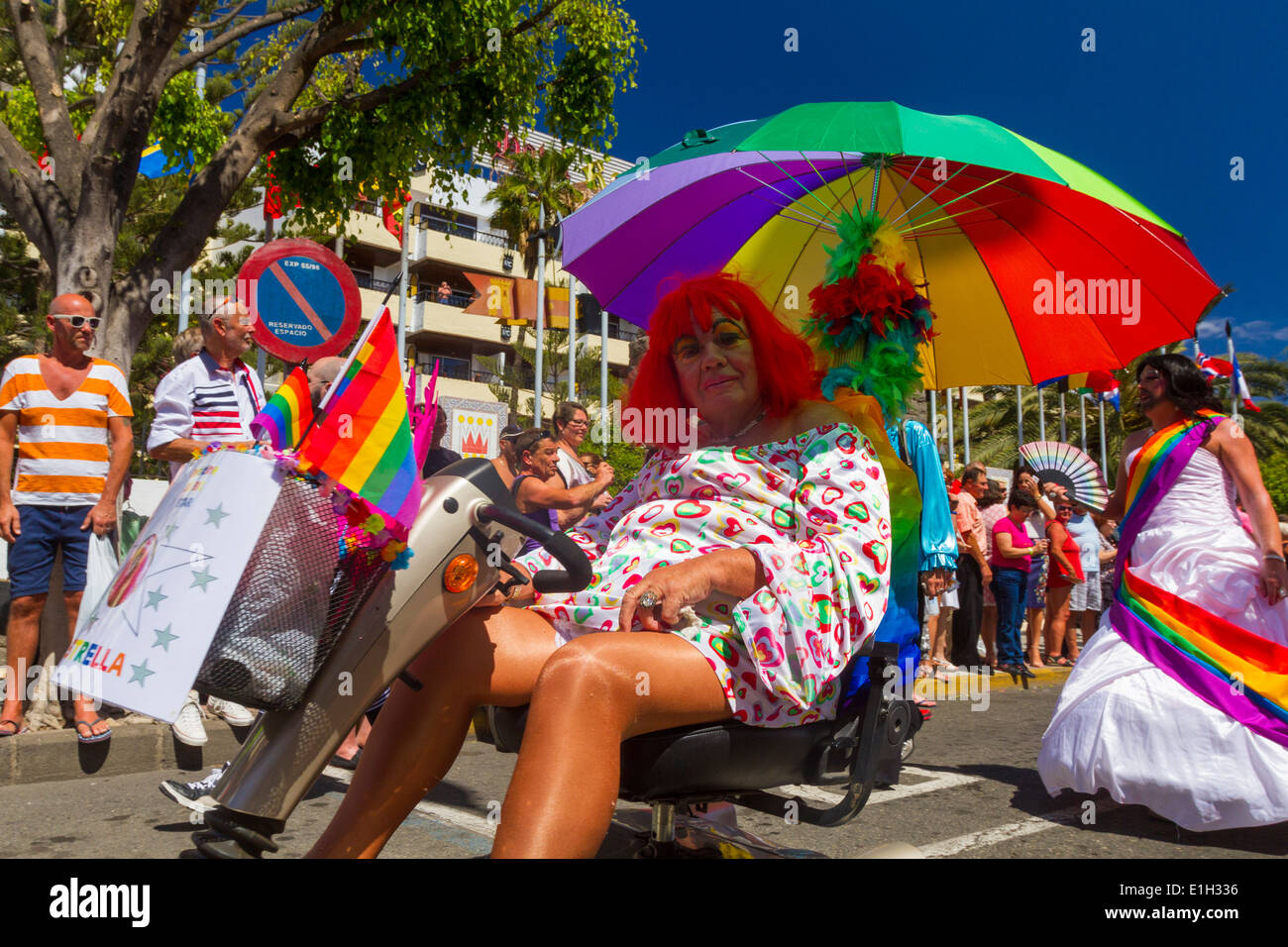 Gay Pride Parade 2014 Maspalomas Banque D'Images