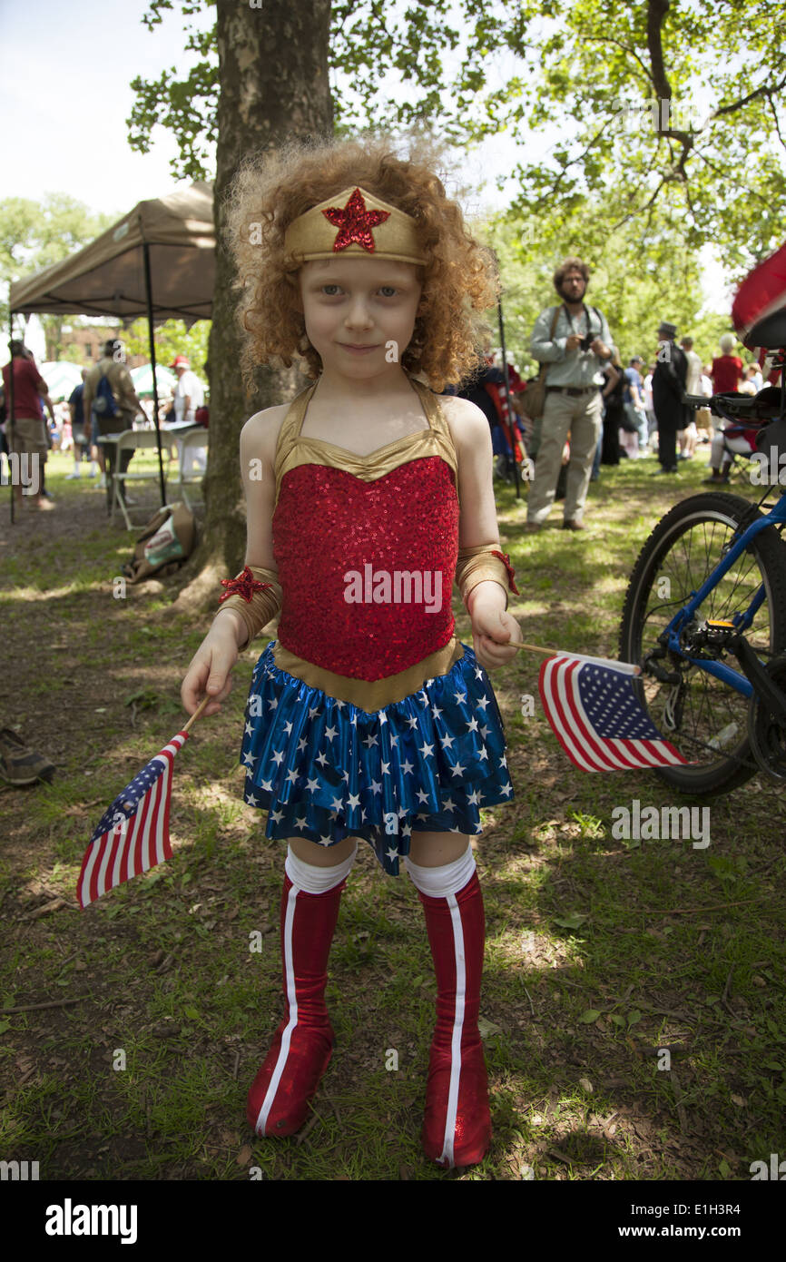 2014 Memorial Day Parade Bay Ridge, Brooklyn à côté de Fort Hamilton, 'le visage d'America's Army à New York' Banque D'Images