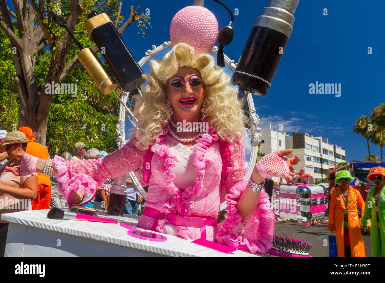 Gay Pride Parade 2014 Maspalomas Banque D'Images