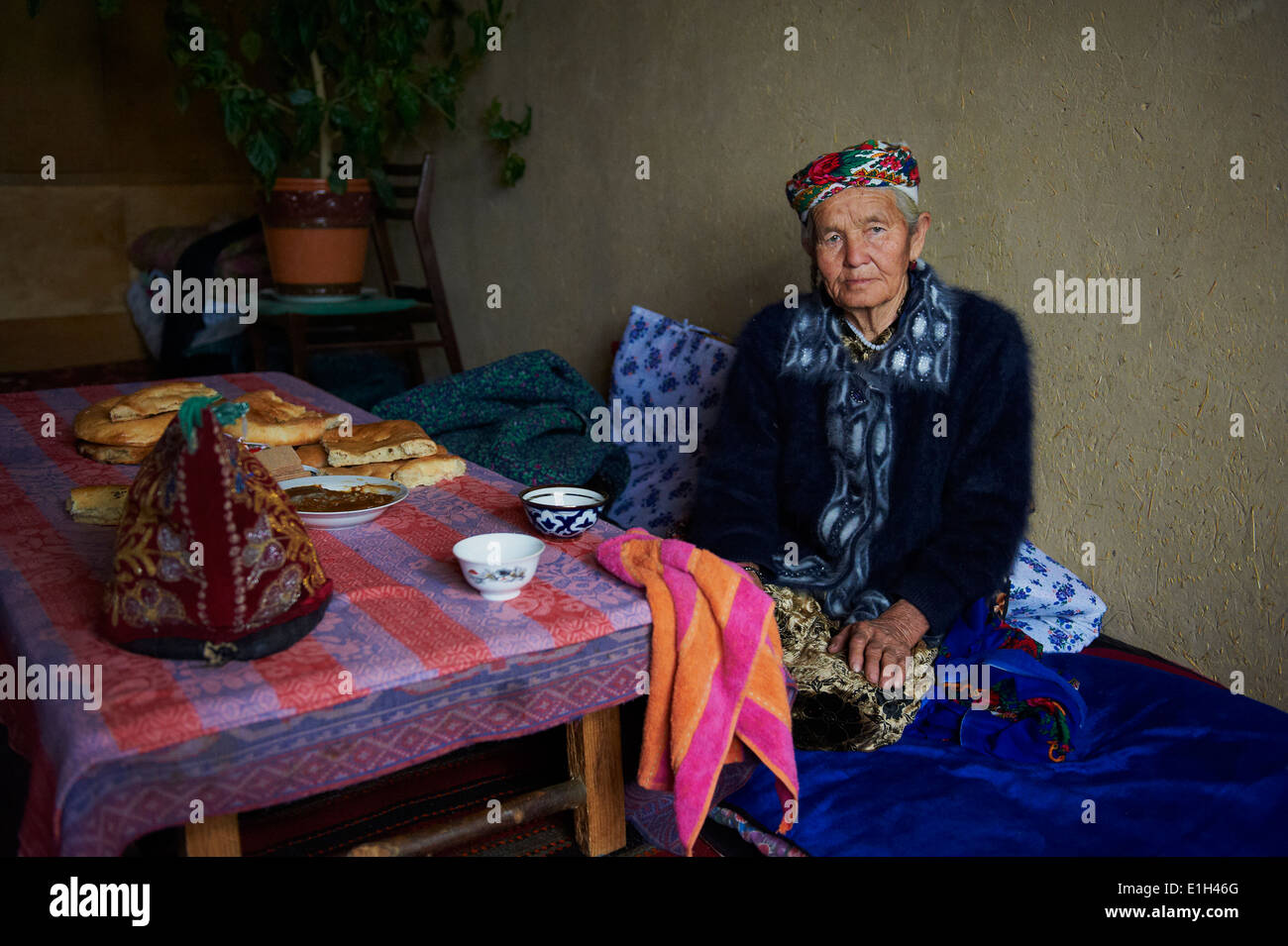 L'Ouzbékistan, village de Karchi Banque D'Images
