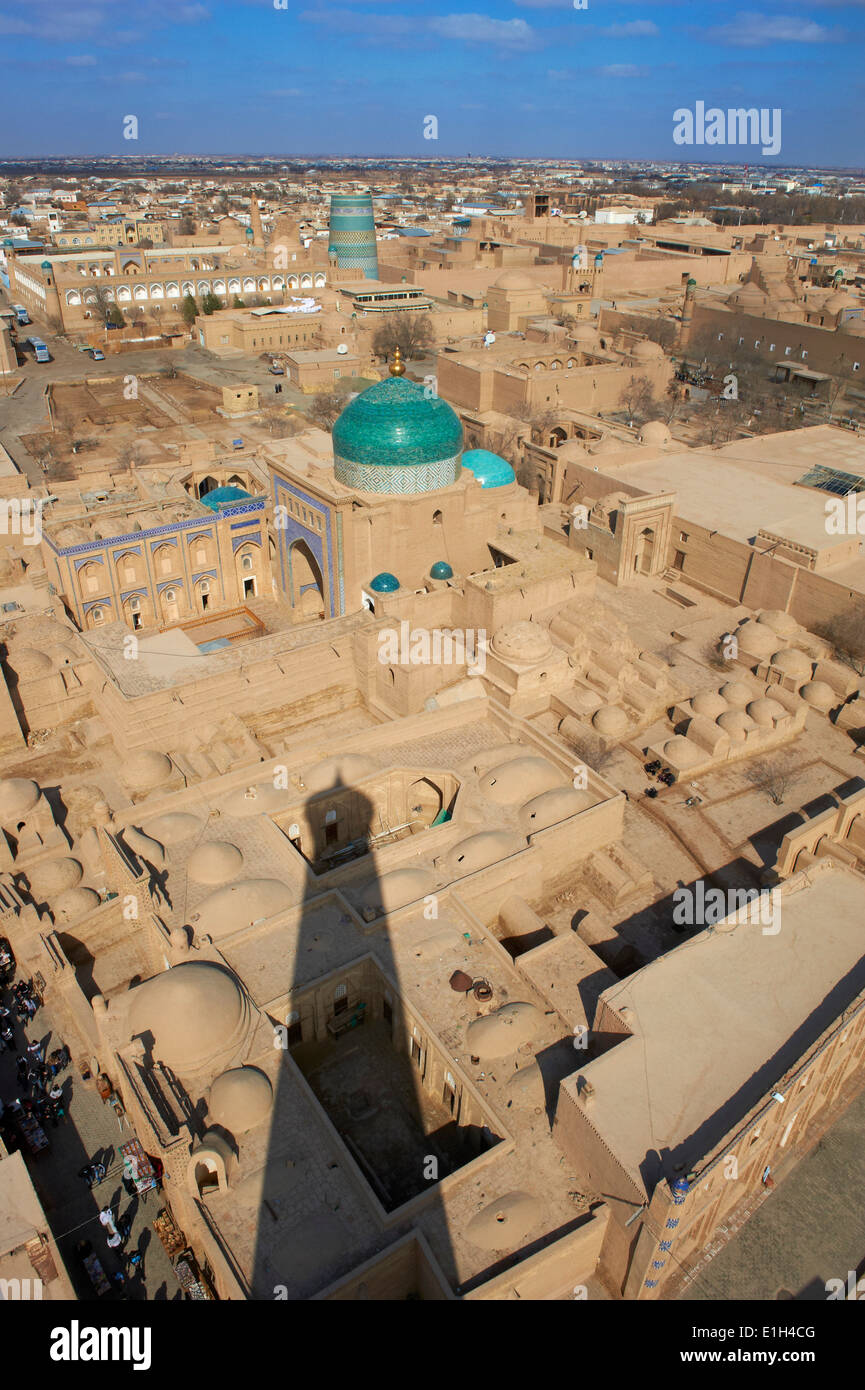 L'Ouzbékistan, Khiva, UNESCO World Heritage, vue générale Banque D'Images