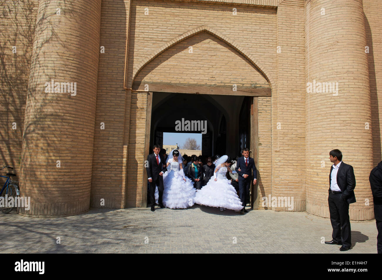 L'Ouzbékistan, Khiva, UNESCO World Heritage, mariage Banque D'Images