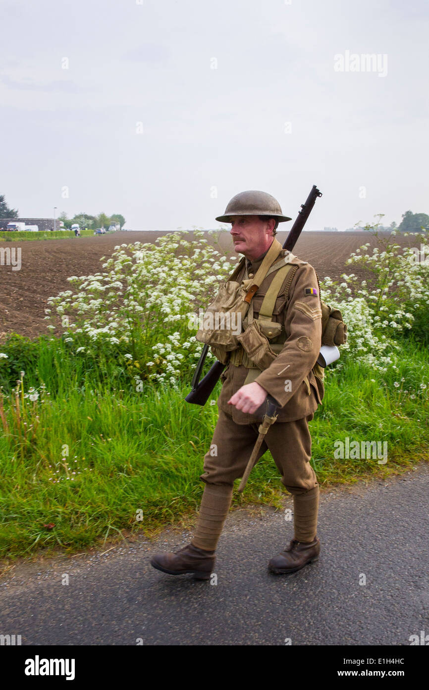 Soldat de la première guerre mondiale Banque D'Images