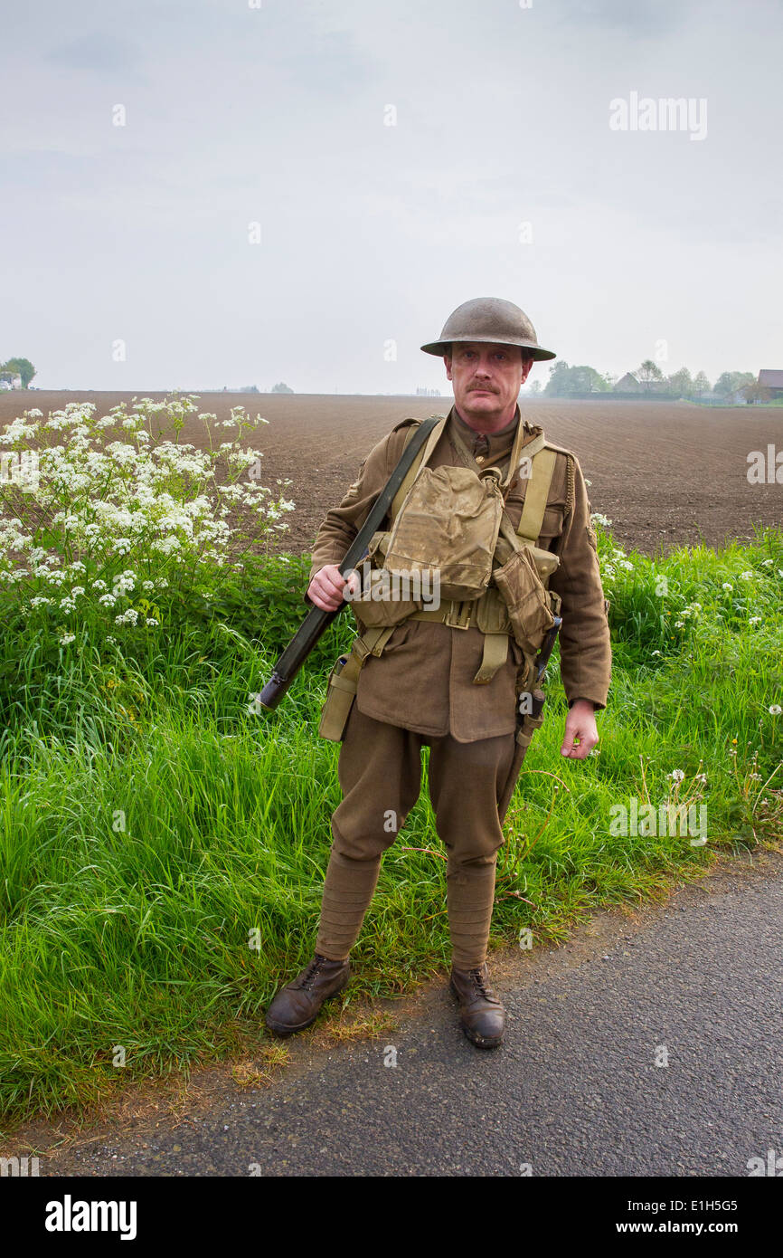 Soldat de la première guerre mondiale Banque D'Images