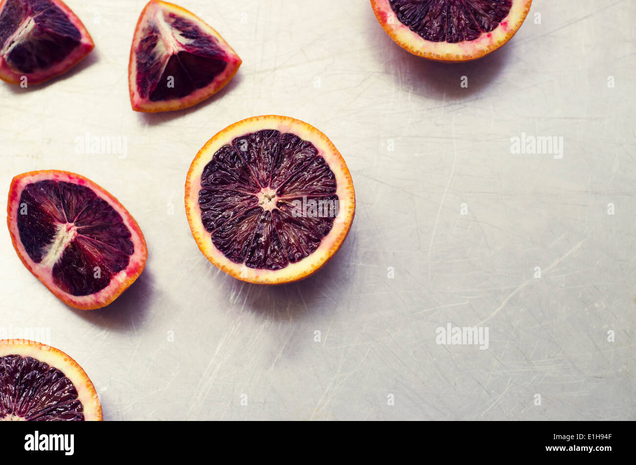 Oranges sanguines Banque D'Images