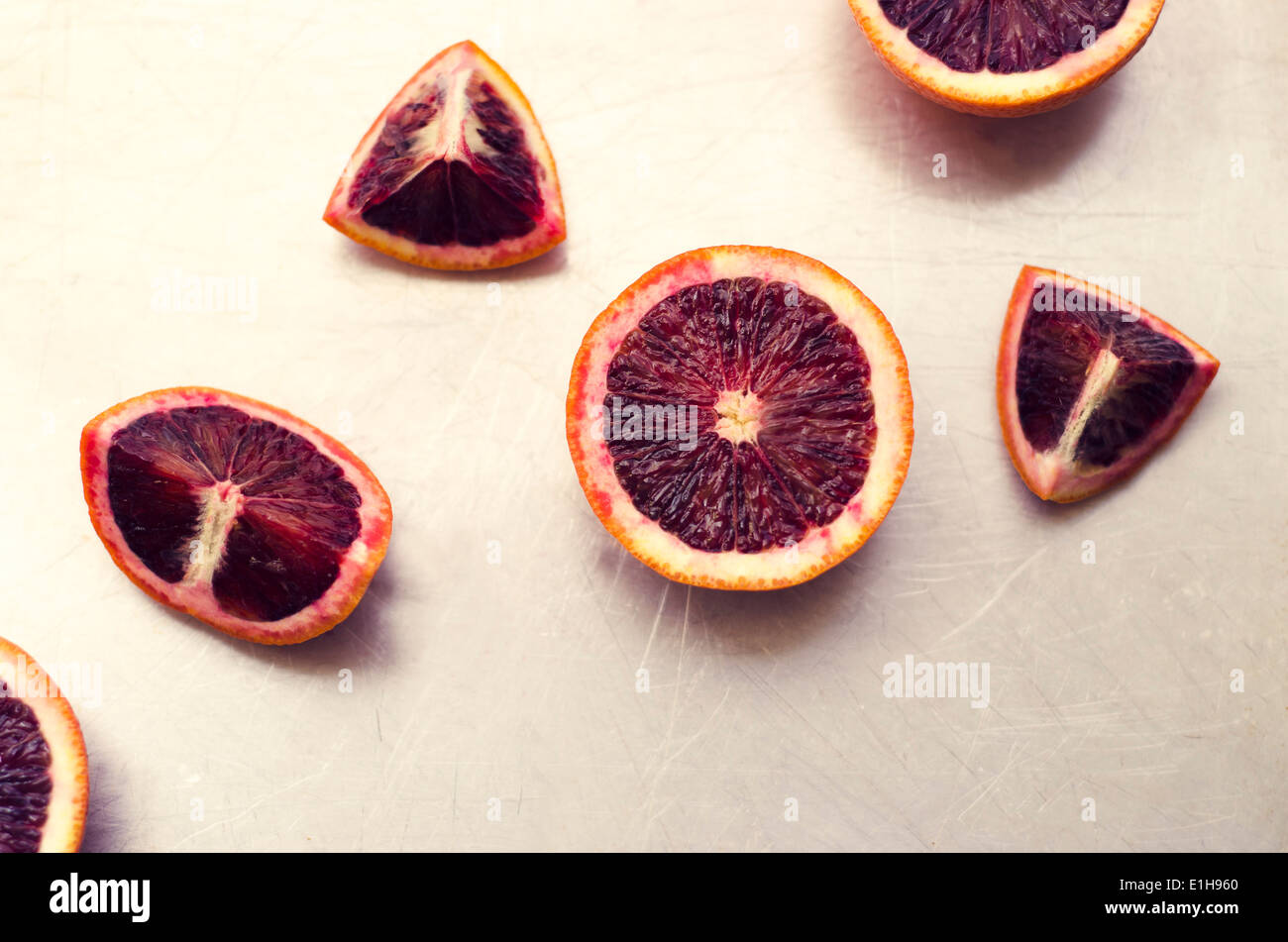 Oranges sanguines Banque D'Images