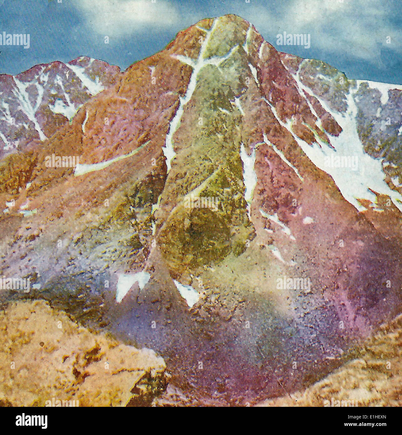 Montagne de la Sainte Croix, Colorado à Saint Paul 1903 Banque D'Images