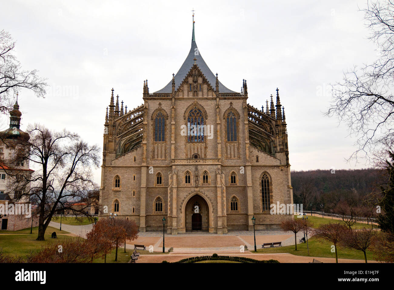 Saint Barbara's Church, Kutna Hora Banque D'Images