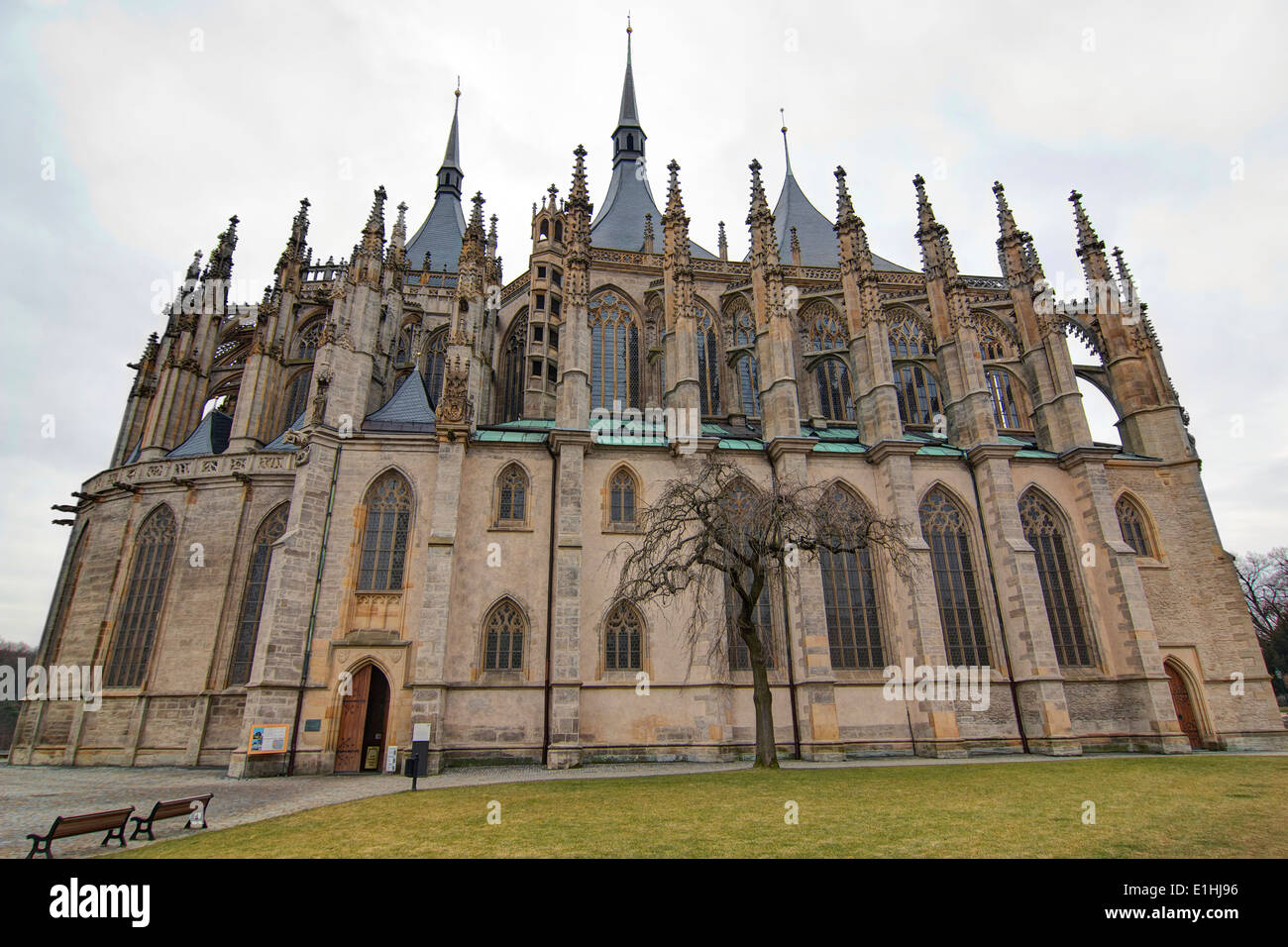Saint Barbara's Church, Kutna Hora Banque D'Images