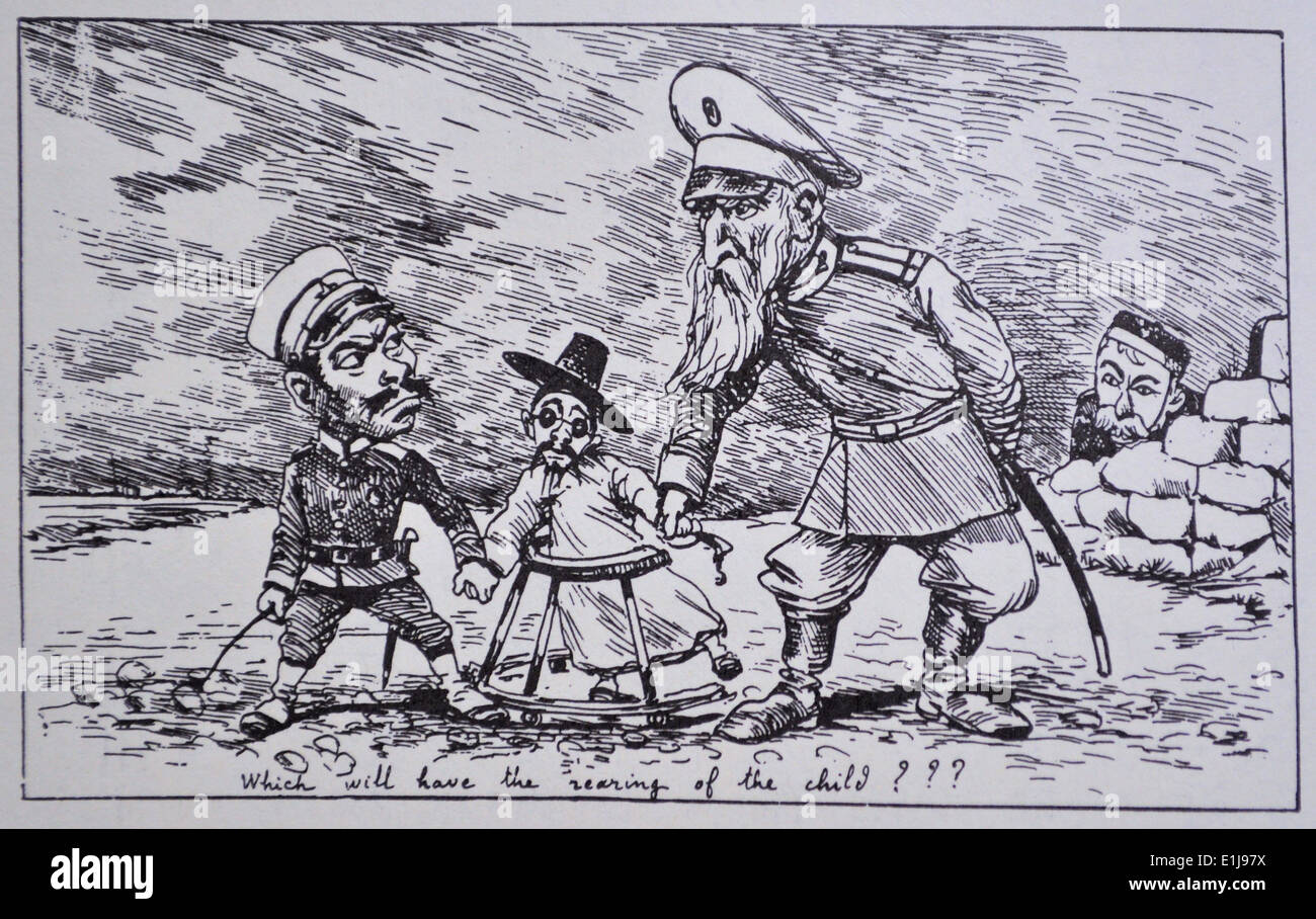 Caricature de Georges Ferdinand Bigot Banque D'Images