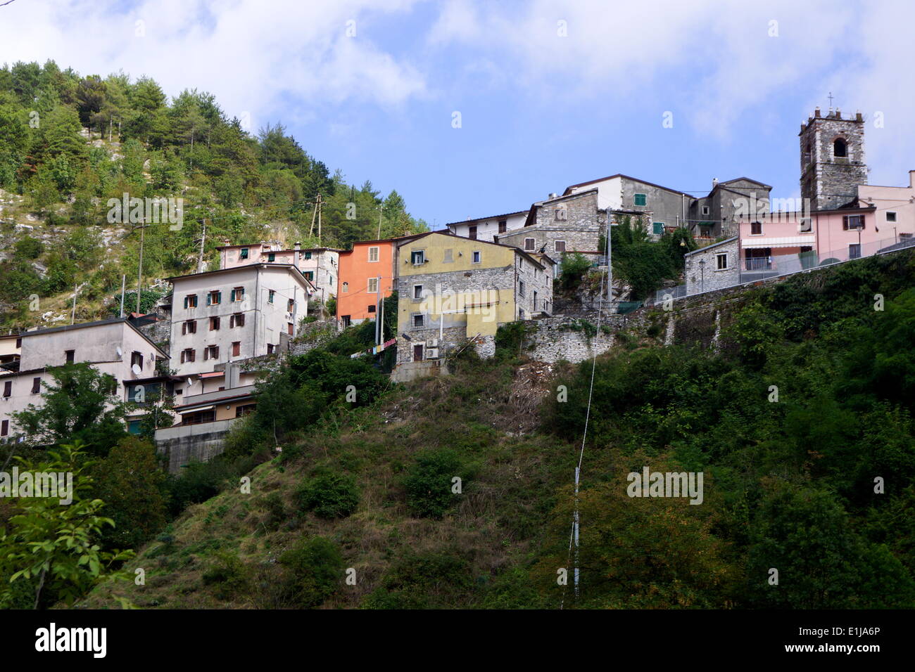 Village de marbre de Carrare,Toscane,colonnata Banque D'Images