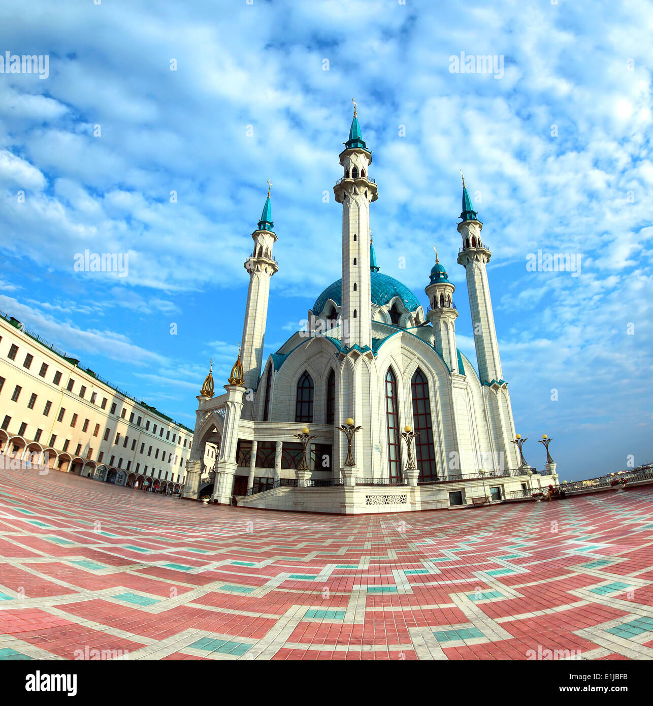 La mosquée kul sharif à Kazan en Russie Banque D'Images