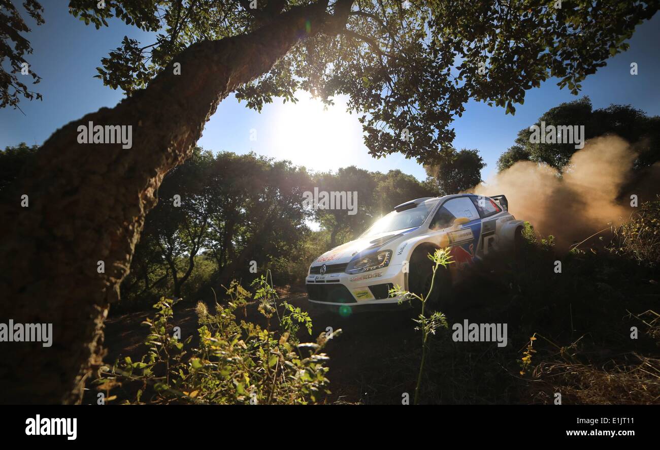 L'Italie. Le 05 juin, 2014. WRC Rally de l'Italie. Andreas Mikkelsen (NI) et Mikko Markkula (FIN) - Volkswagen Polo WRC : Action Crédit Plus Sport/Alamy Live News Banque D'Images