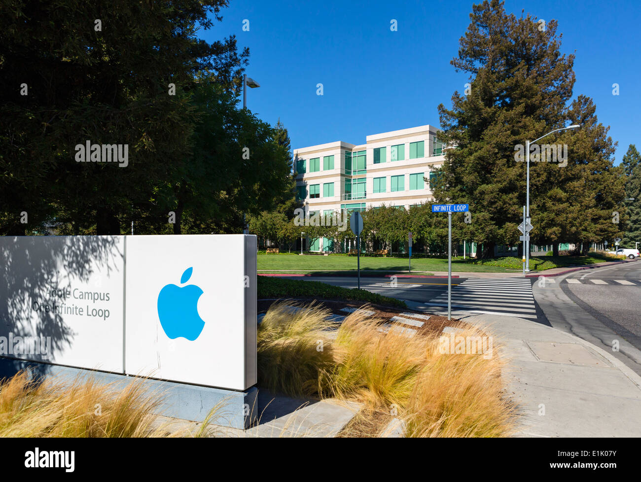 The Old Apple Inc Head Office Campus, One Infinite Loop, Cupertino, Californie, États-Unis Banque D'Images
