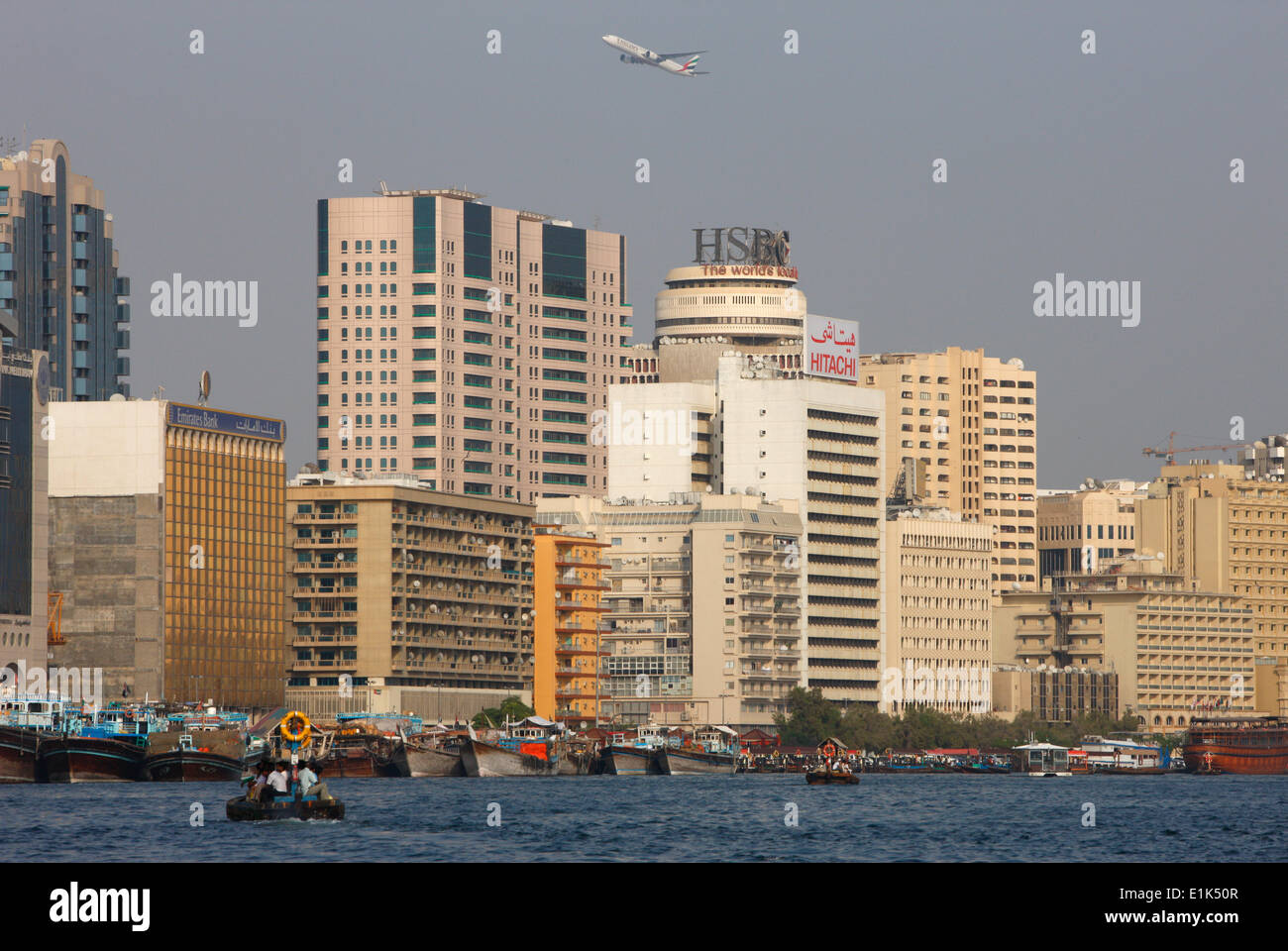 Crique de Dubaï. Banque D'Images