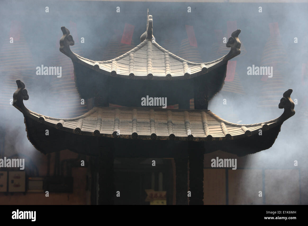 Temple de Kun Iam. Banque D'Images