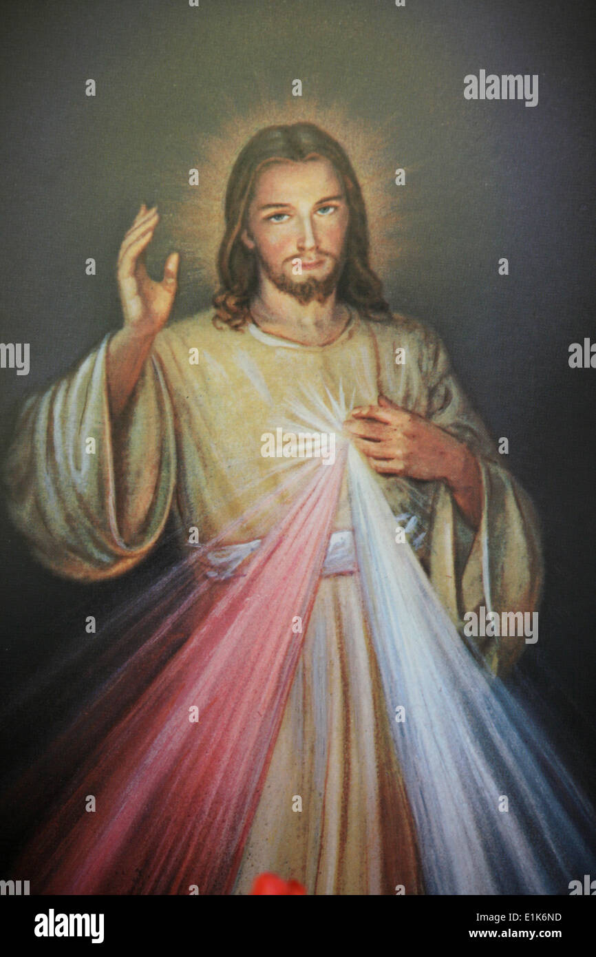 Christ Miséricordieux peinture Banque D'Images