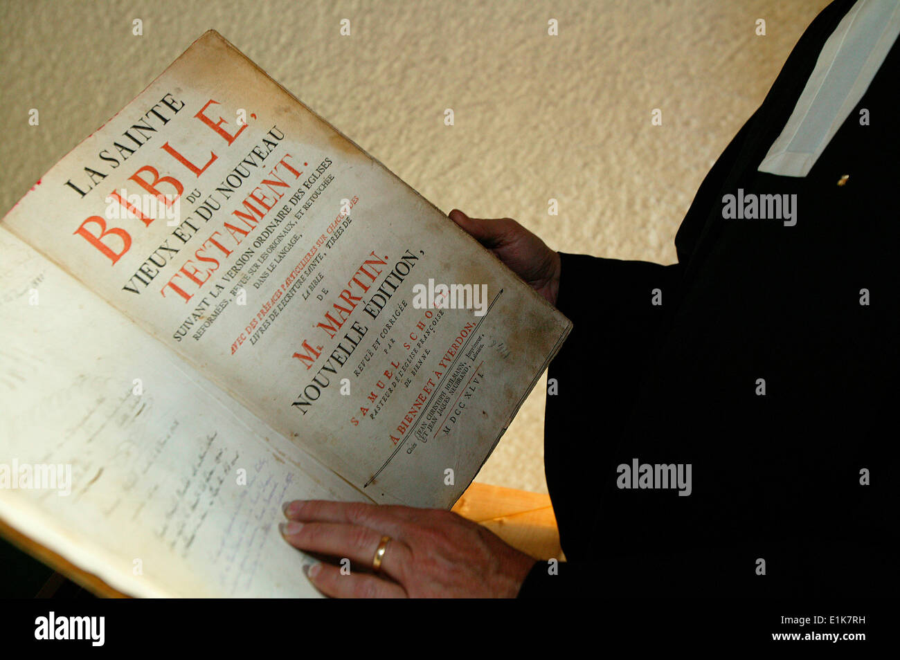 Vieille Bible Banque D'Images