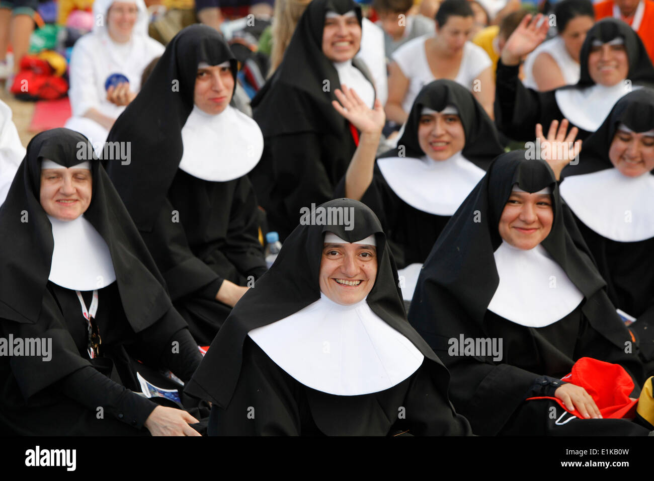 Religieuses catholiques Banque D'Images