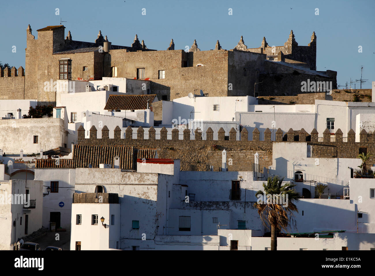 Vieille ville de Vejer Banque D'Images