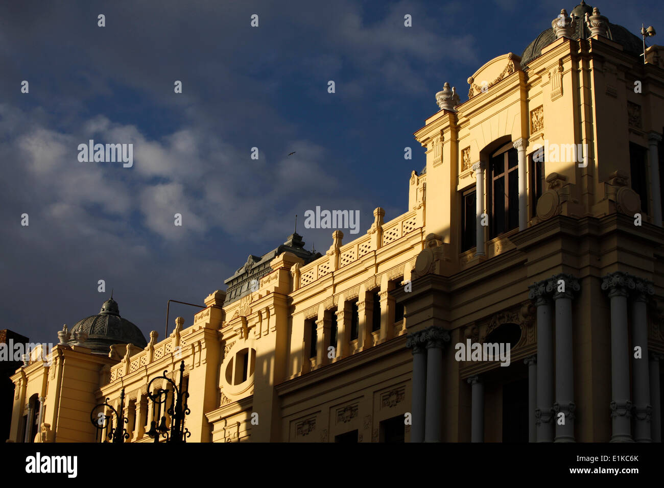 Bâtiment municipal de Malaga Banque D'Images