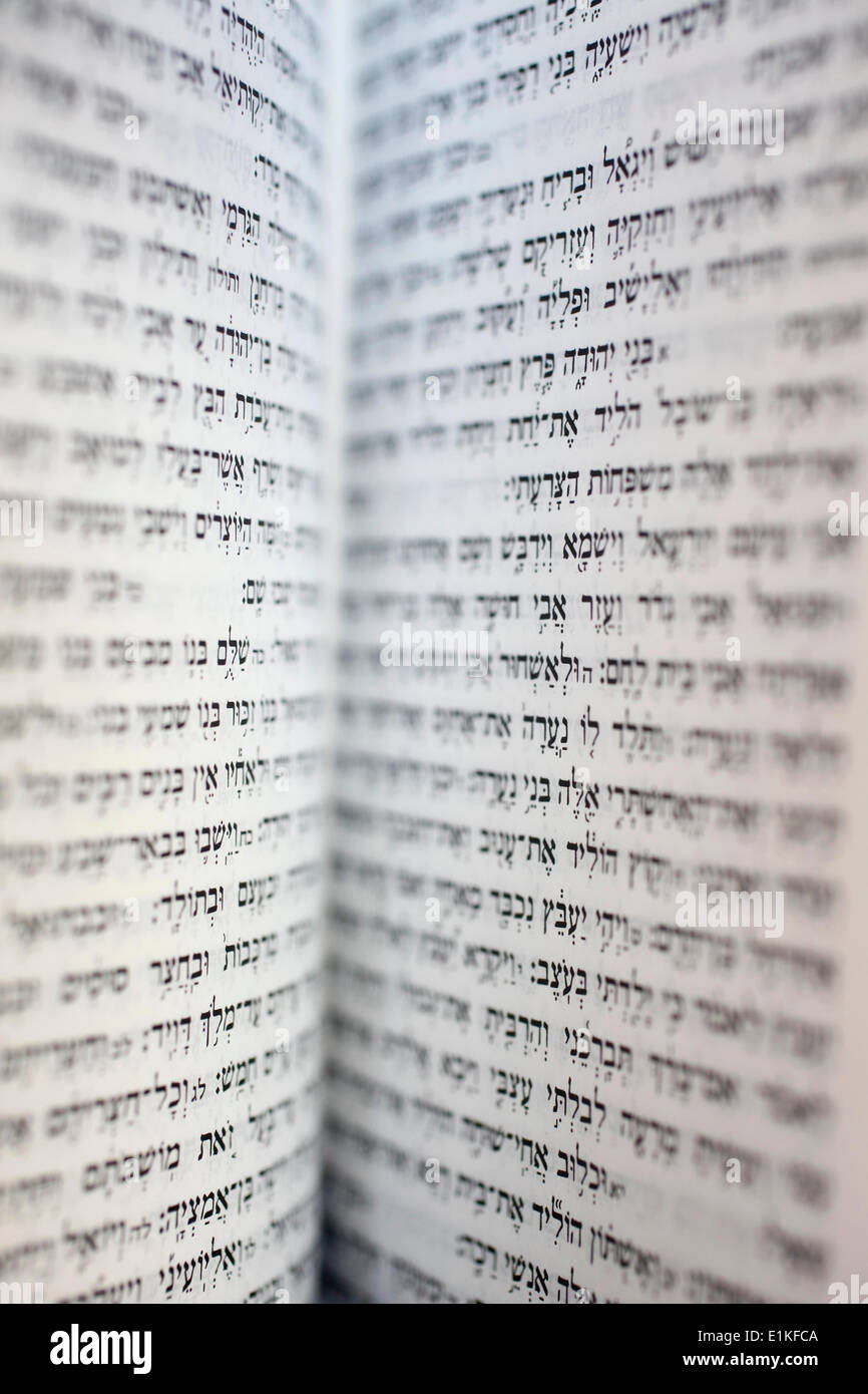 Ouvrez la Torah. Banque D'Images