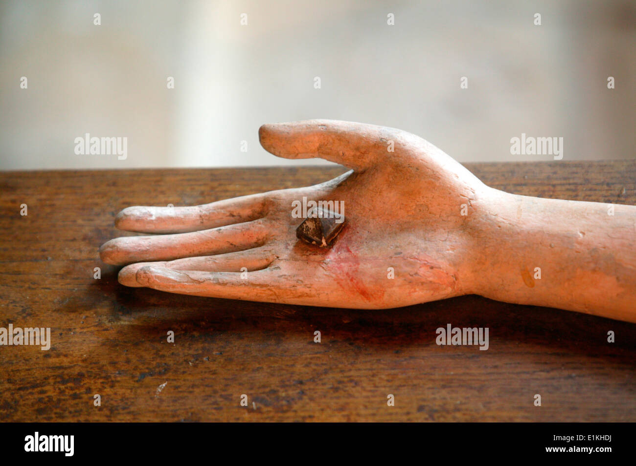 13e siècle Christ. La cathédrale de Nevers Banque D'Images