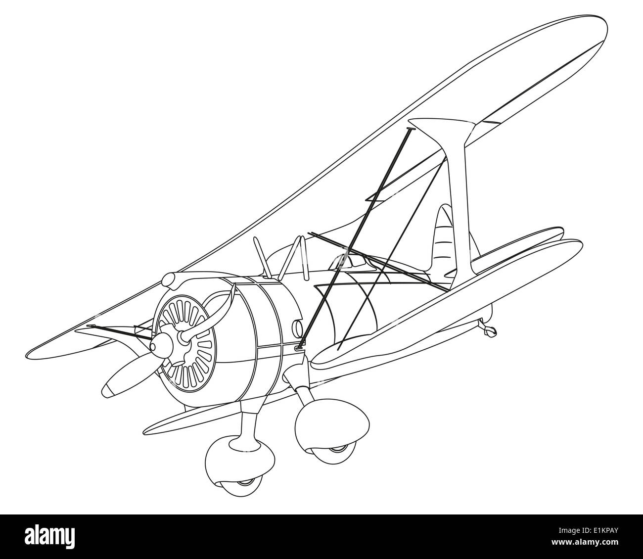 dessin de plan Banque D'Images