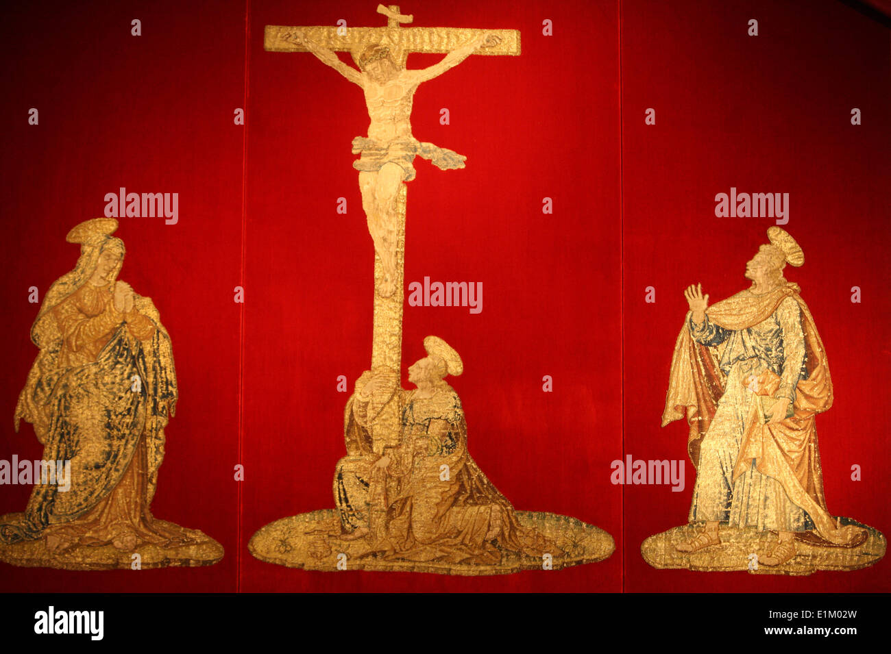 Le musée de sens. Henri IV a chapelle. La crucifixion Banque D'Images