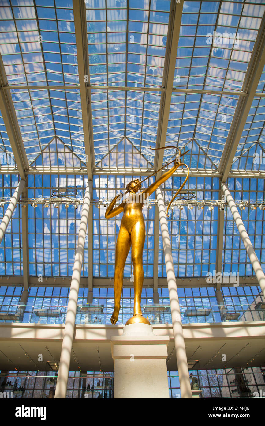 Diana par Augustus Saint-Gaudens, le Metropolitan Museum of Art, NEW YORK Banque D'Images