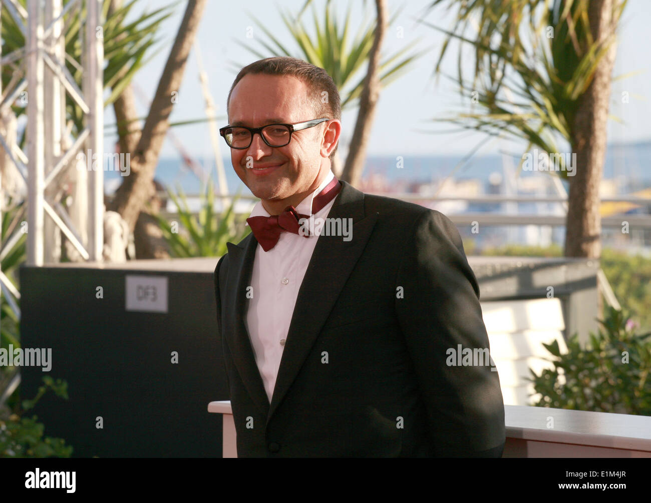 Andrey Zvyagintsev gagnant du meilleur scénario pour le film Leviathan à la Palme d'Or à l'appel de photo gagnants 67e Cannes Fil Banque D'Images