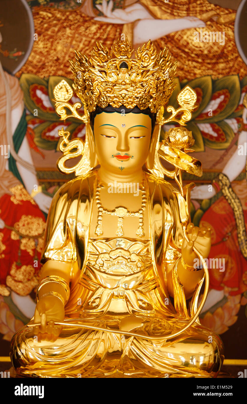 Kwanseum Bosal, Bodhisattva Avalokitesvara. Bodhisattva de la compassion. Banque D'Images