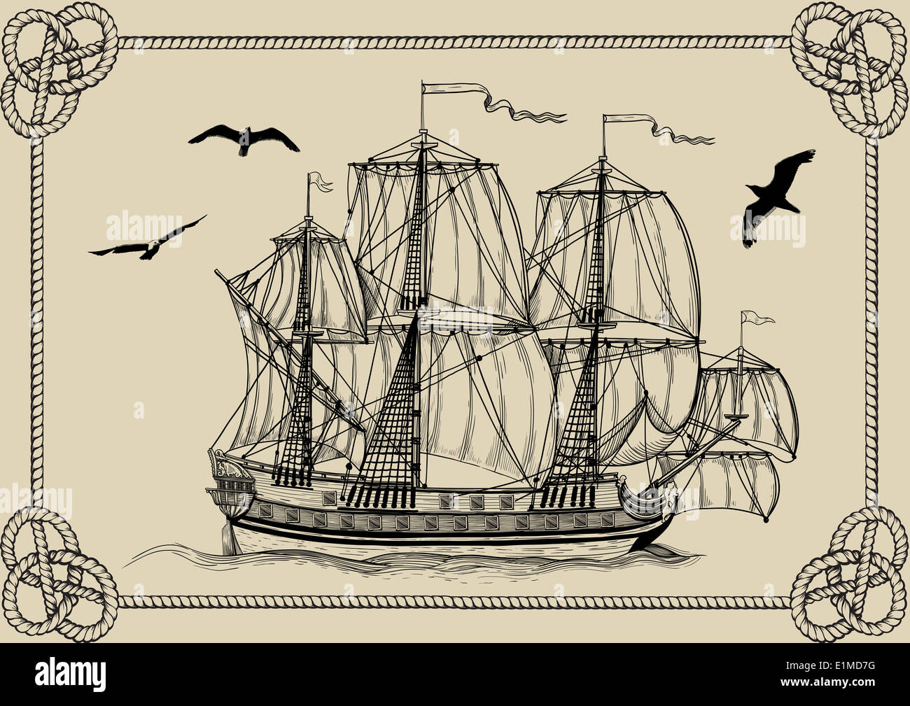 Vieux bateau Banque D'Images