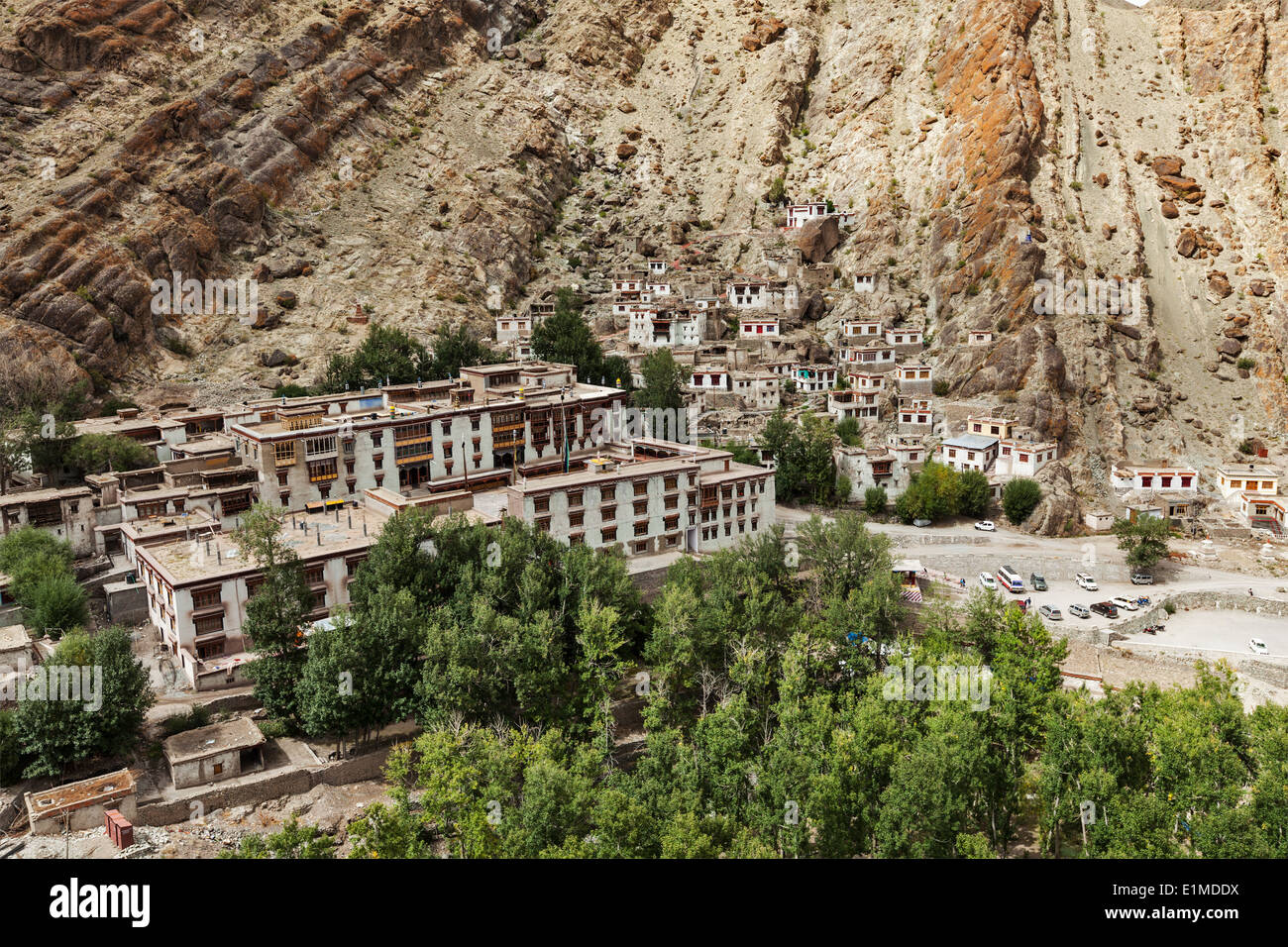 Hemis gompa (monastère bouddhiste tibétain), le Ladakh, le Jammu-et-Cachemire, l'Inde Banque D'Images
