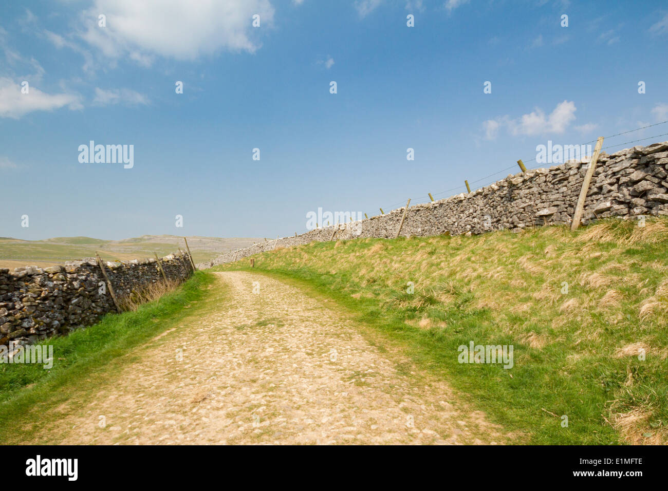 Voie romaine dans le Yorkshire Dales National Park Banque D'Images