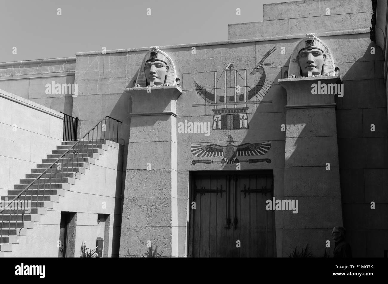 Egyptian Theatre, à Hollywood, Californie. Banque D'Images