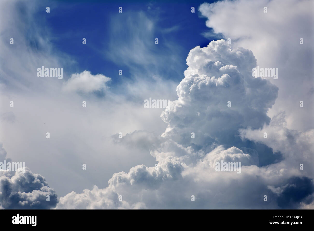 La tempête de cloudscape Banque D'Images