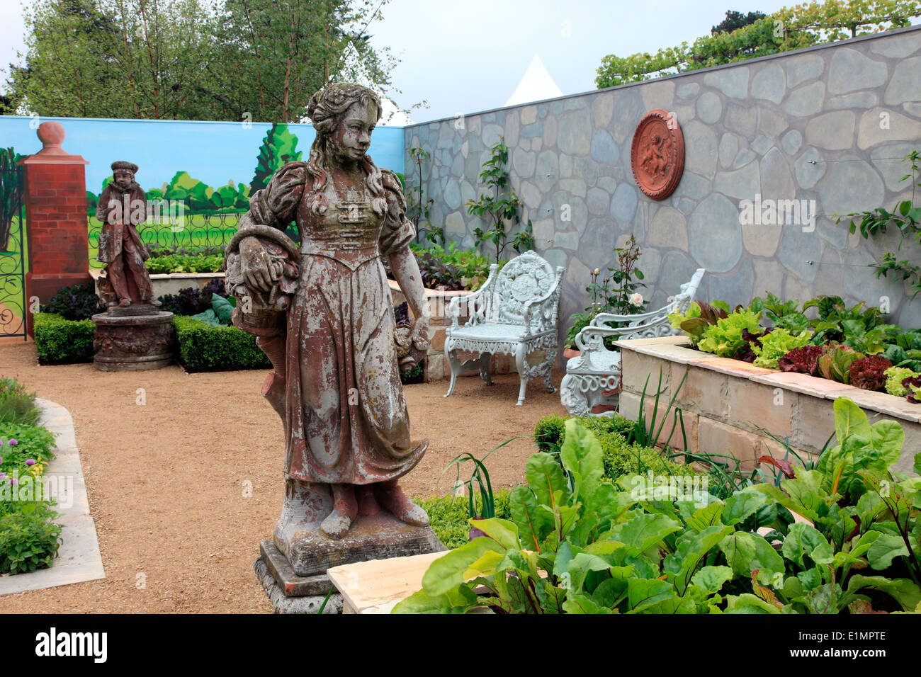 Tankardstown show garden Jardin Bloom 2014 Banque D'Images