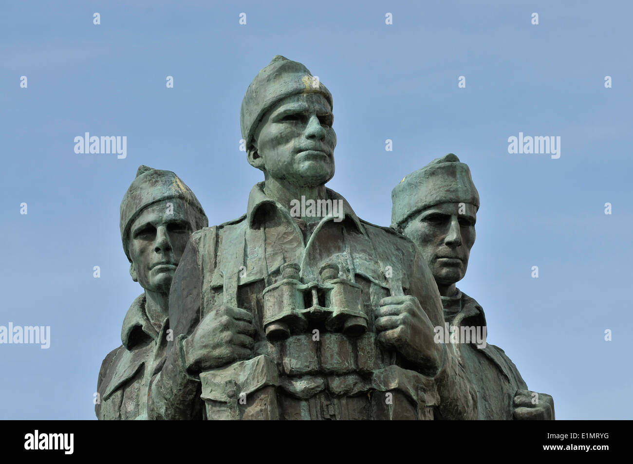 Hommage au Commando Spean Bridge près de Fort William. Banque D'Images